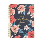 Christmas Decorations Holiday Deals 2024! VOAVEKE 2024-2025 Planner,Academic Planner, 2024 Year Month Plan Book A5 Schedule Book Flower Hardshell Coil Notebook